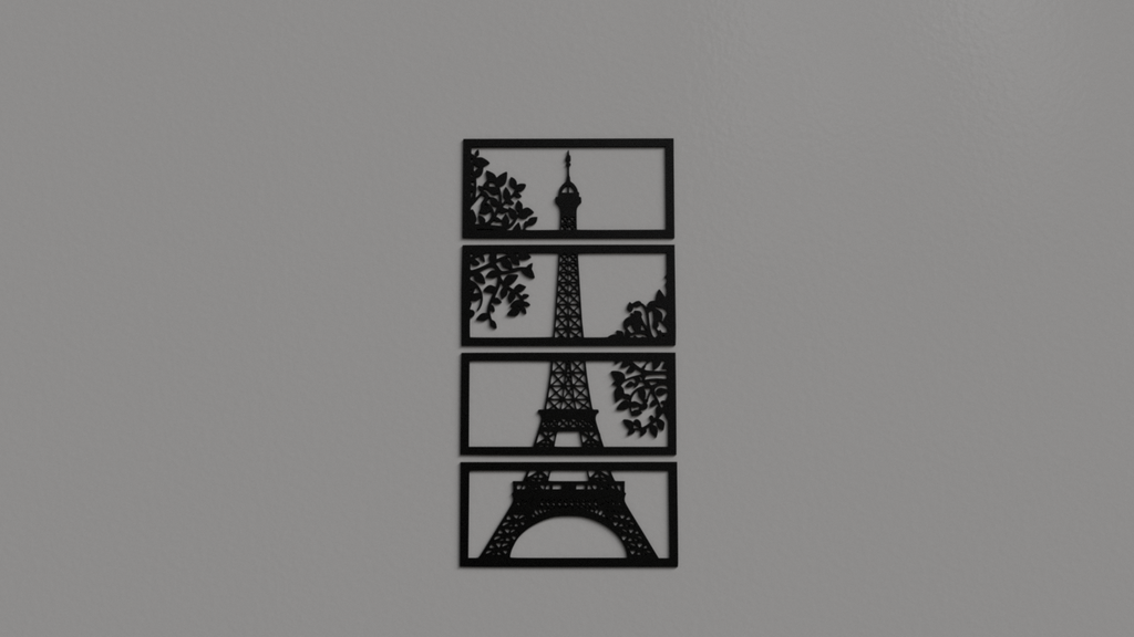 Eiffel Tower 2D wall art