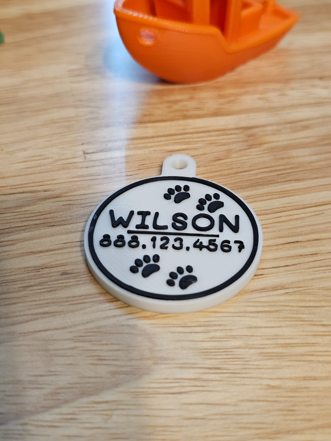 Pet Tag With Name And Phone
