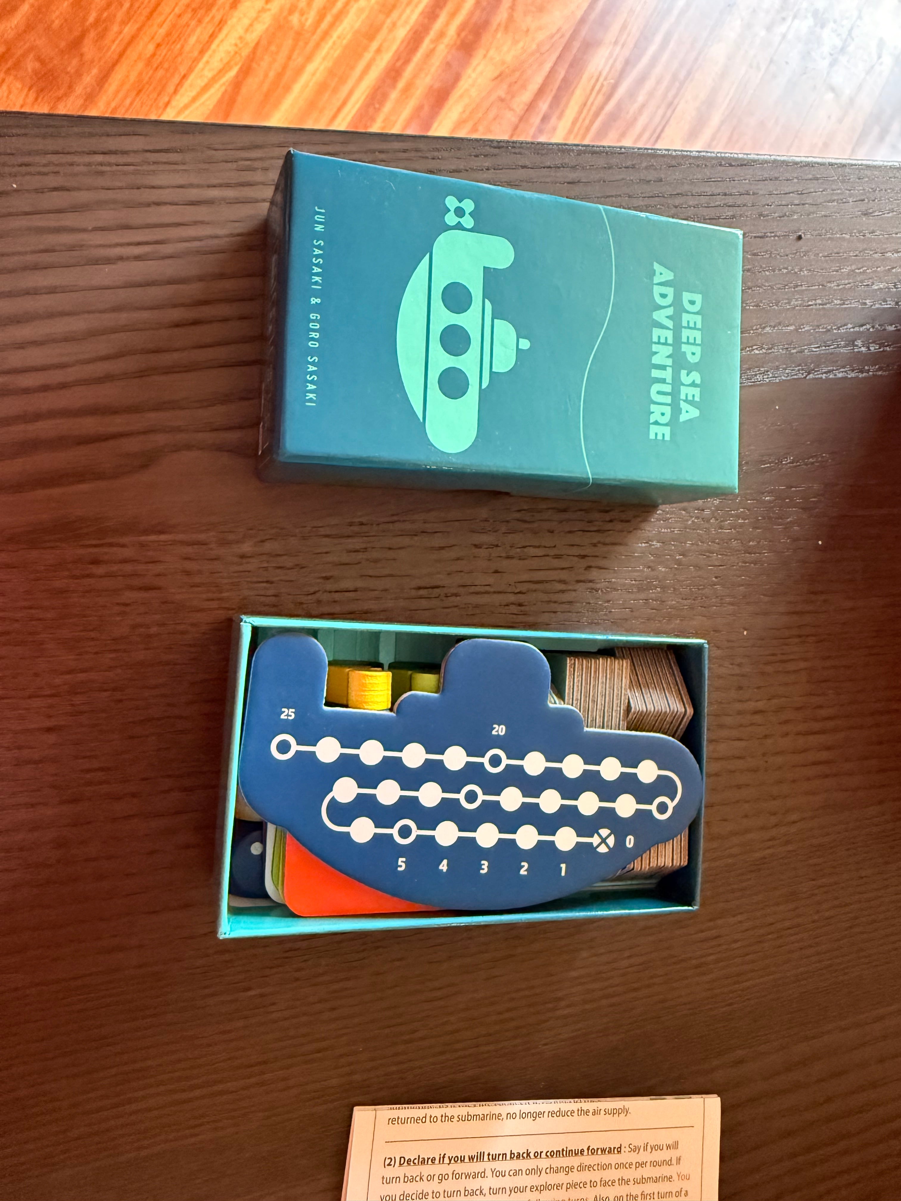 Deep Sea Adventure: Boost Insert