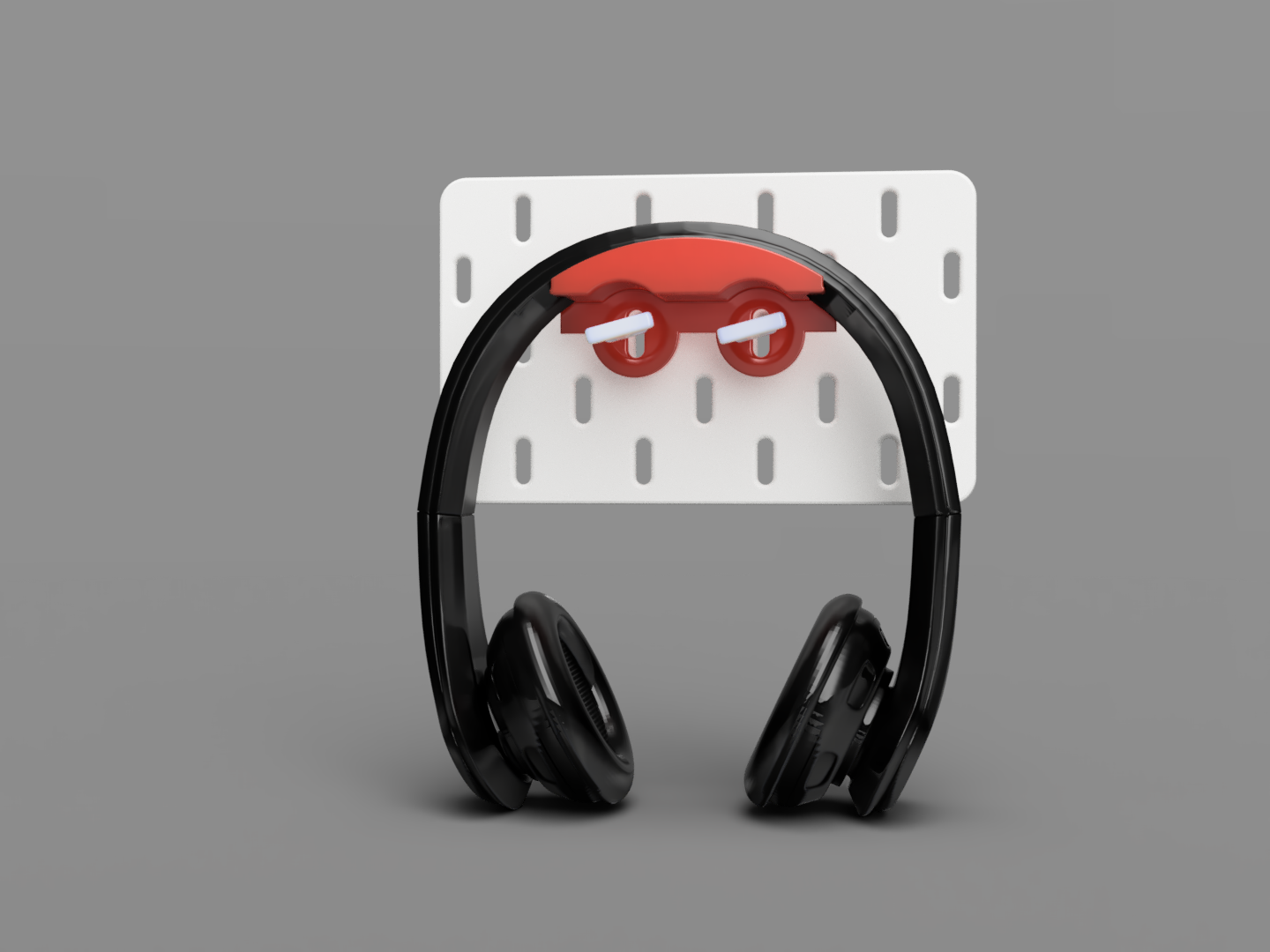 Ikea Skadis Headphones Mount