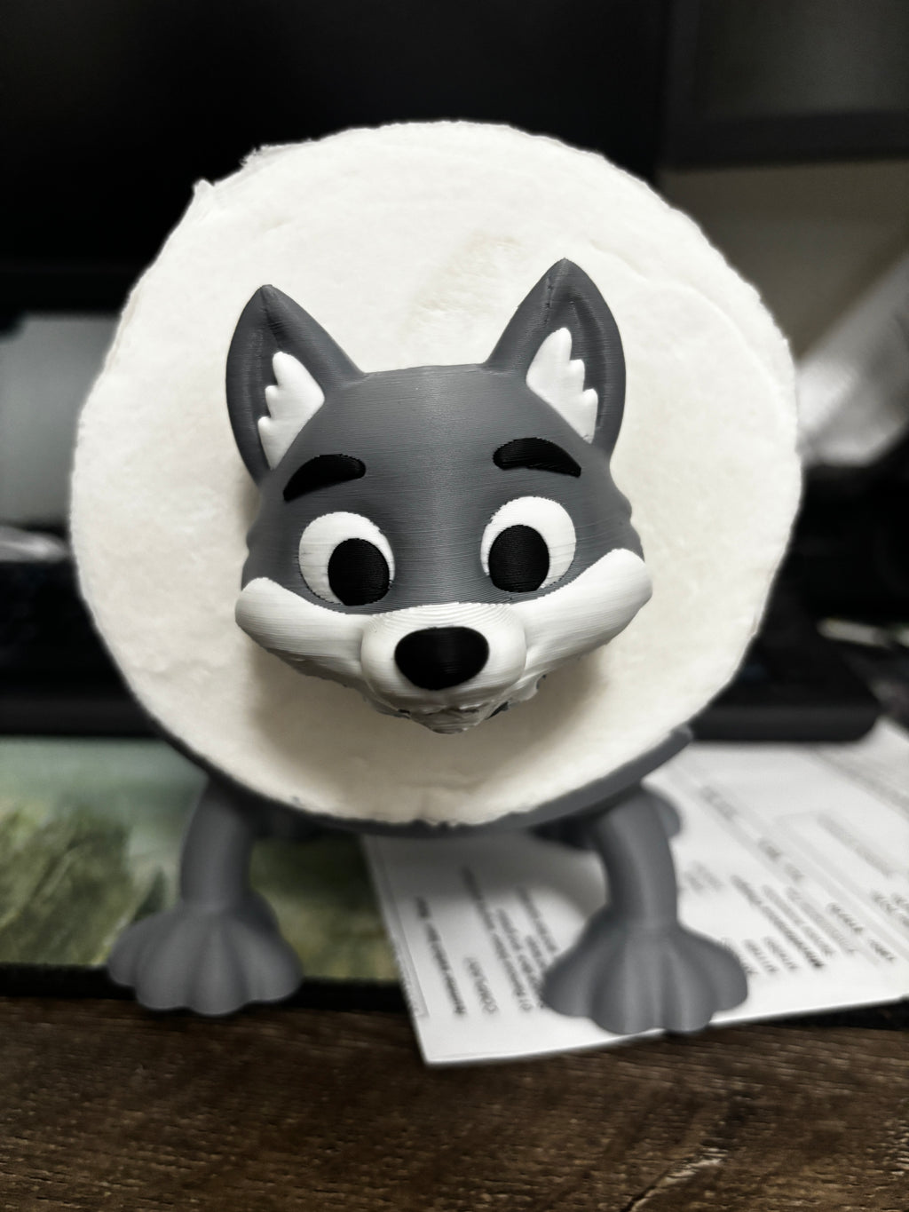 Wolf Toilet Paper Holder