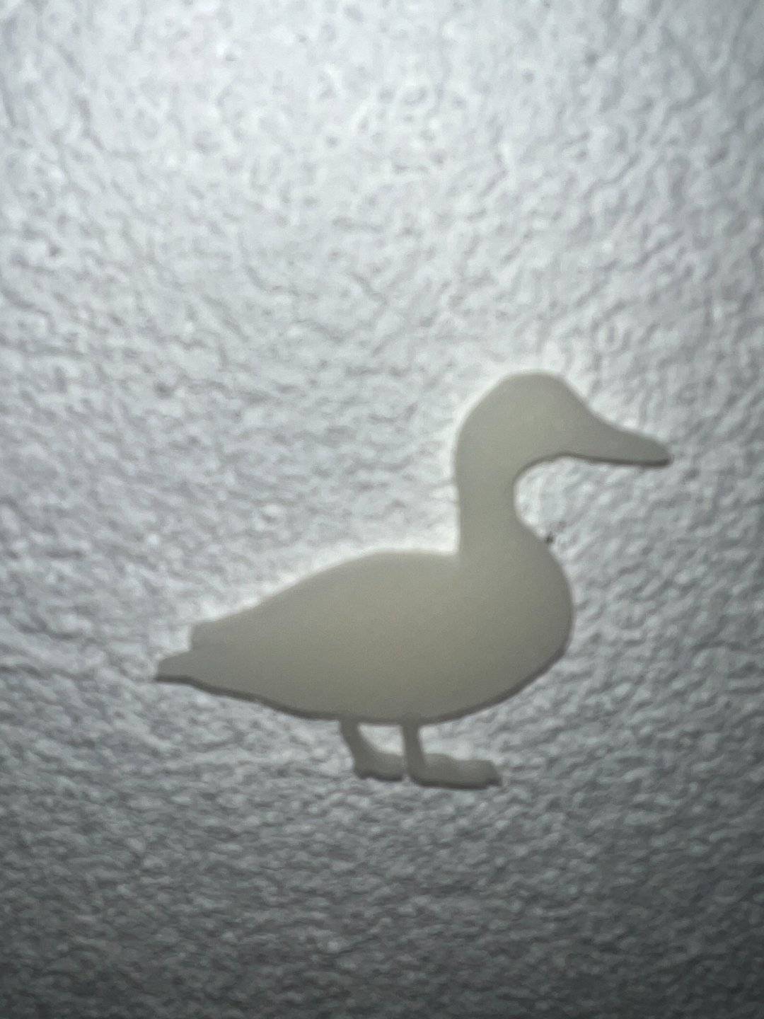 Duck - Animal Shape - Glow in the Dark badge