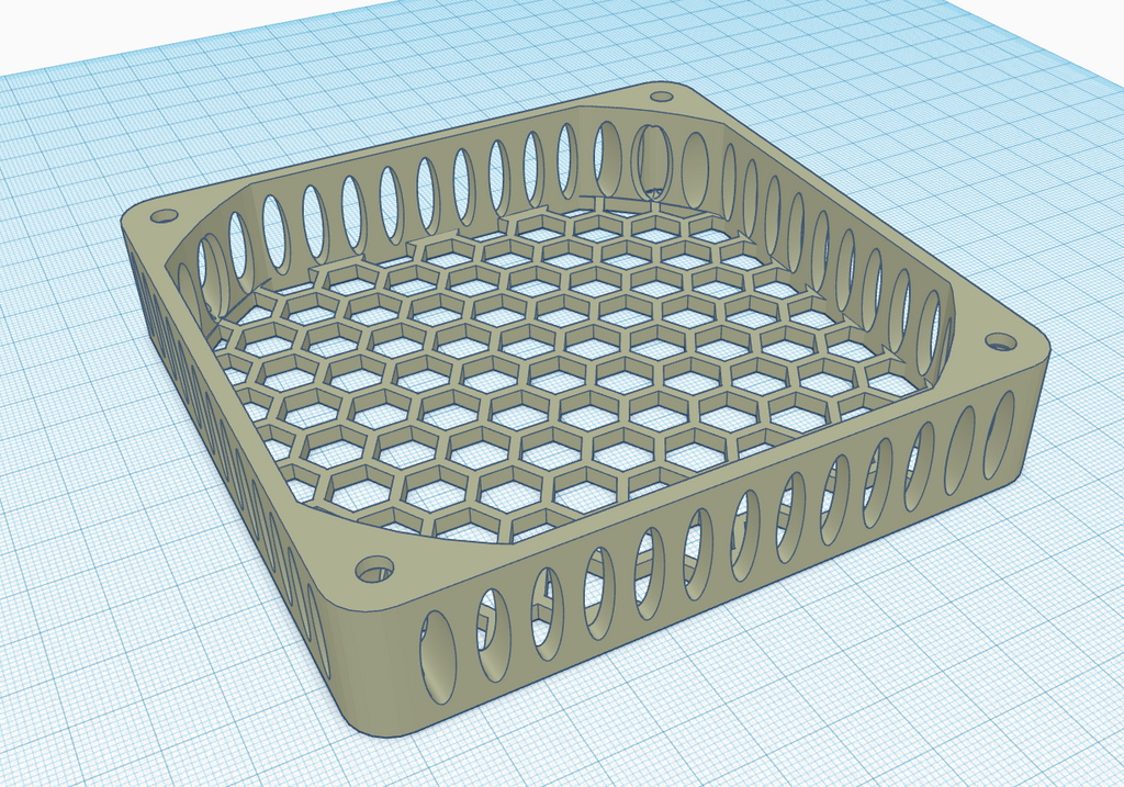 120mm Fan Grill Guard with spacing