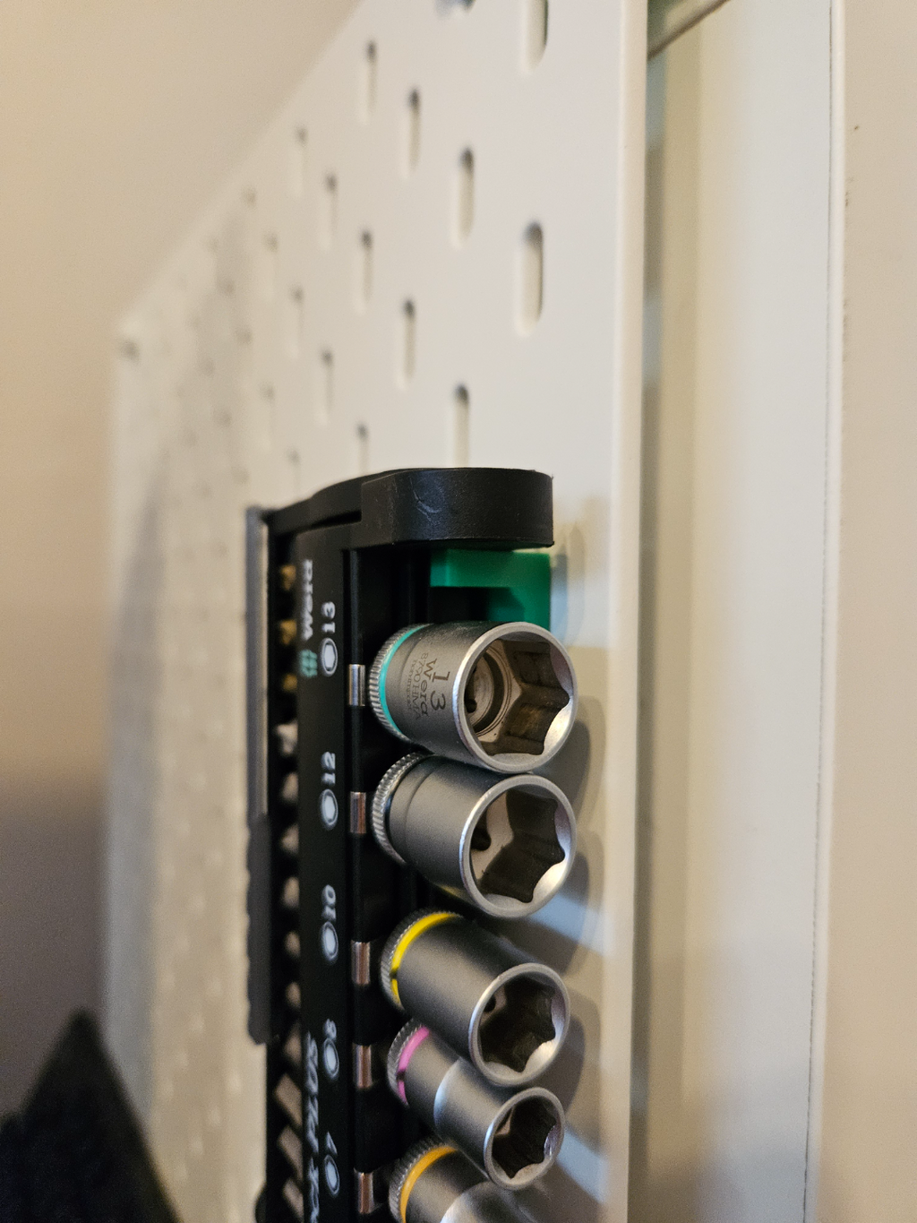 Ikea Skadis Pegboard - Wera Toolcheck Plus Hook