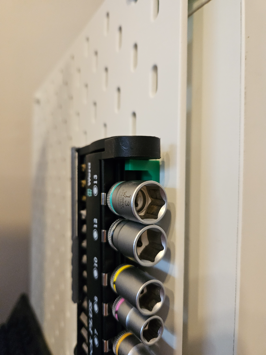 Ikea Skadis Pegboard - Wera Toolcheck Plus Hook
