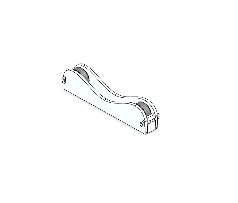 Flat Print Filament Spool Holder / Roller