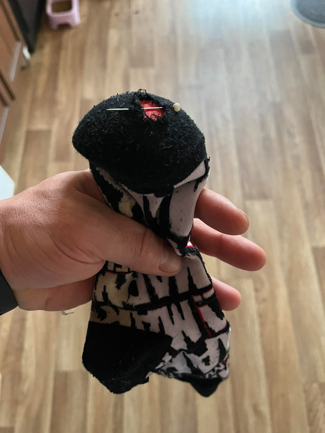 Mushroom for sewing socks, socks