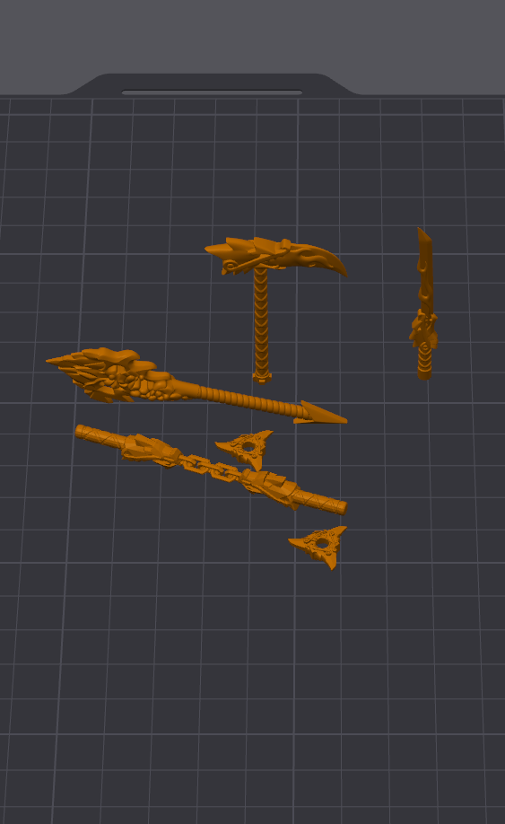Ninjago Golden Elemental Weapons