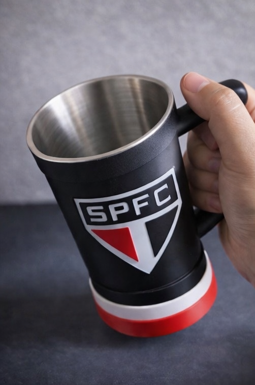 TAZA CHOPP CERVECERO 500 ML SAO PAULO FC