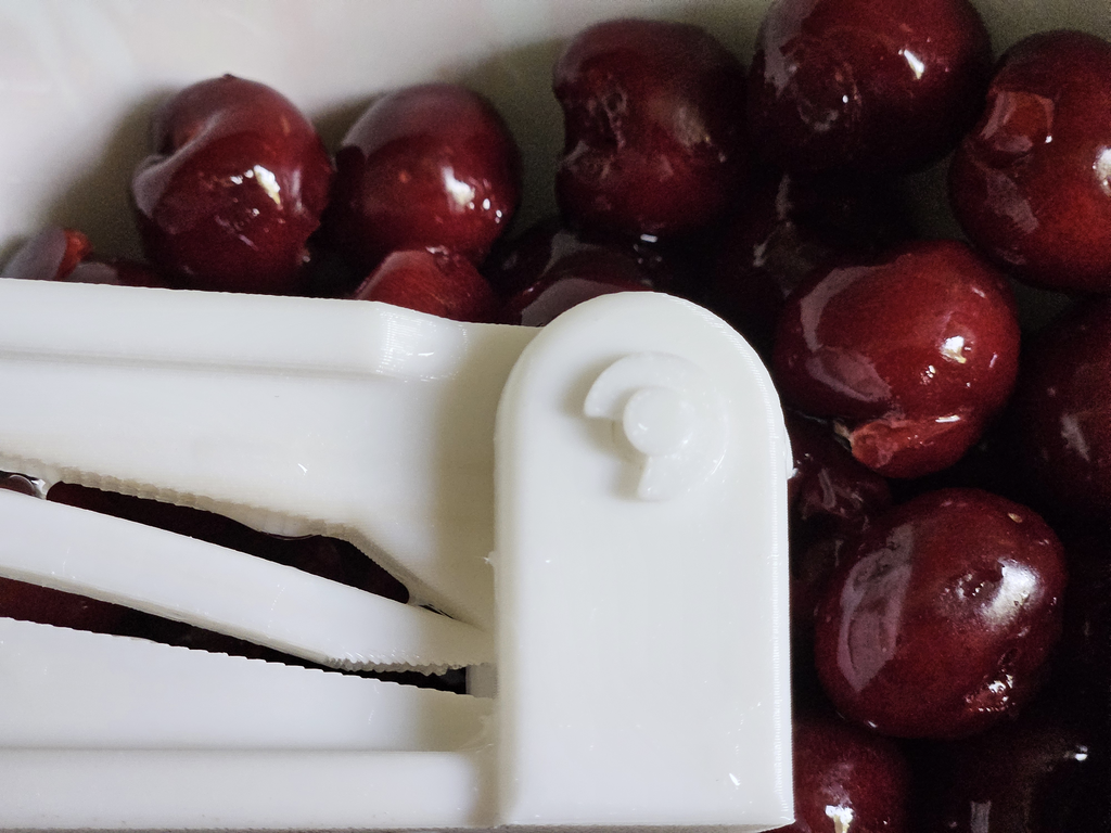 Cherry pitter + printed axle