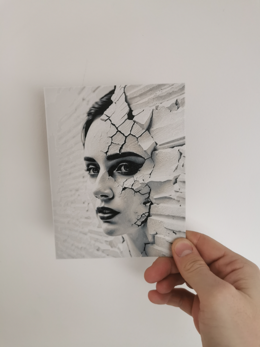 Woman in the wall
