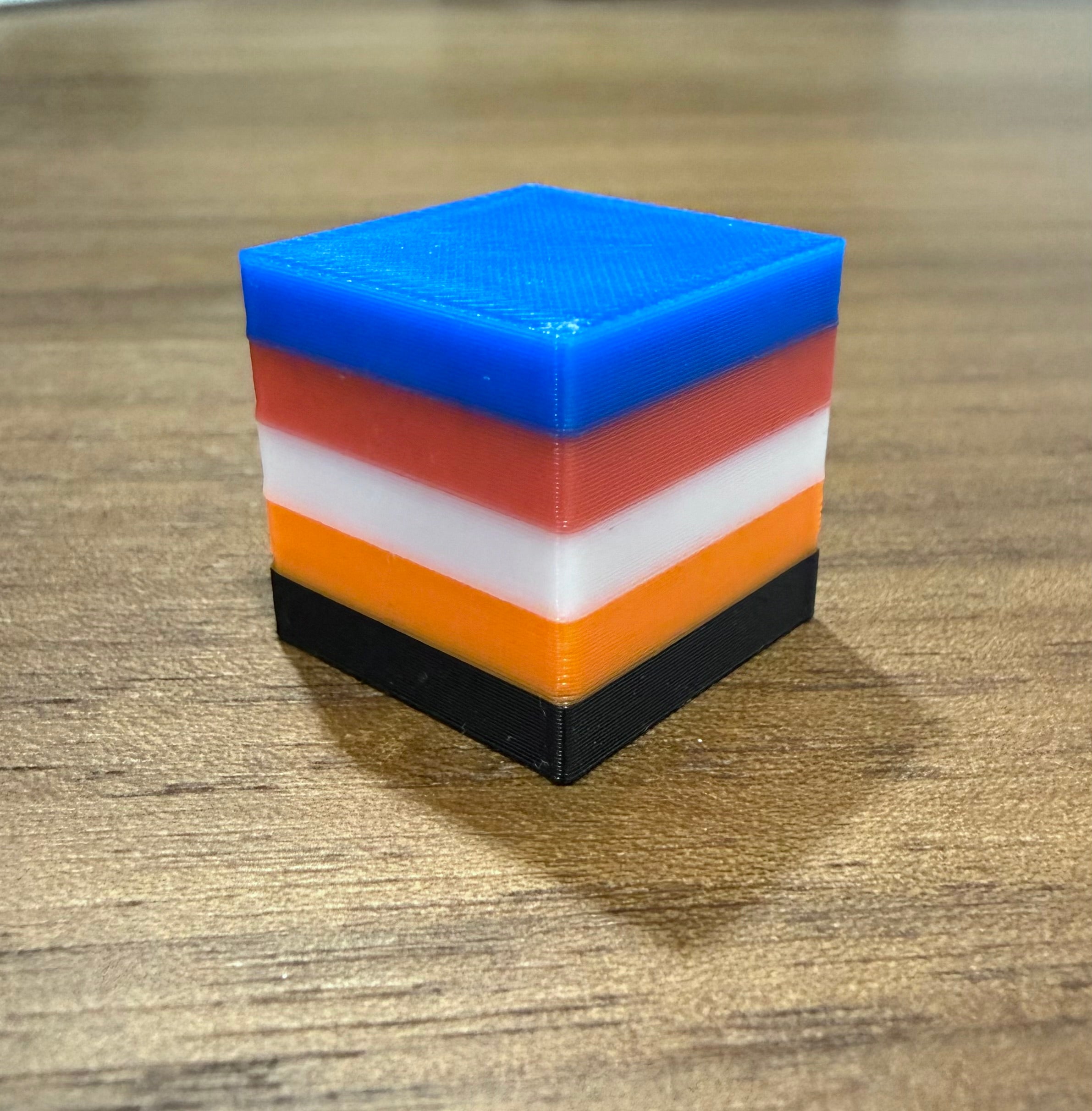 Filament Color Test Cube