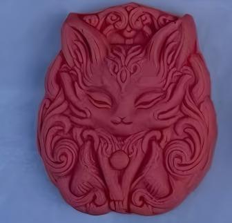 小狐狸香牌模具