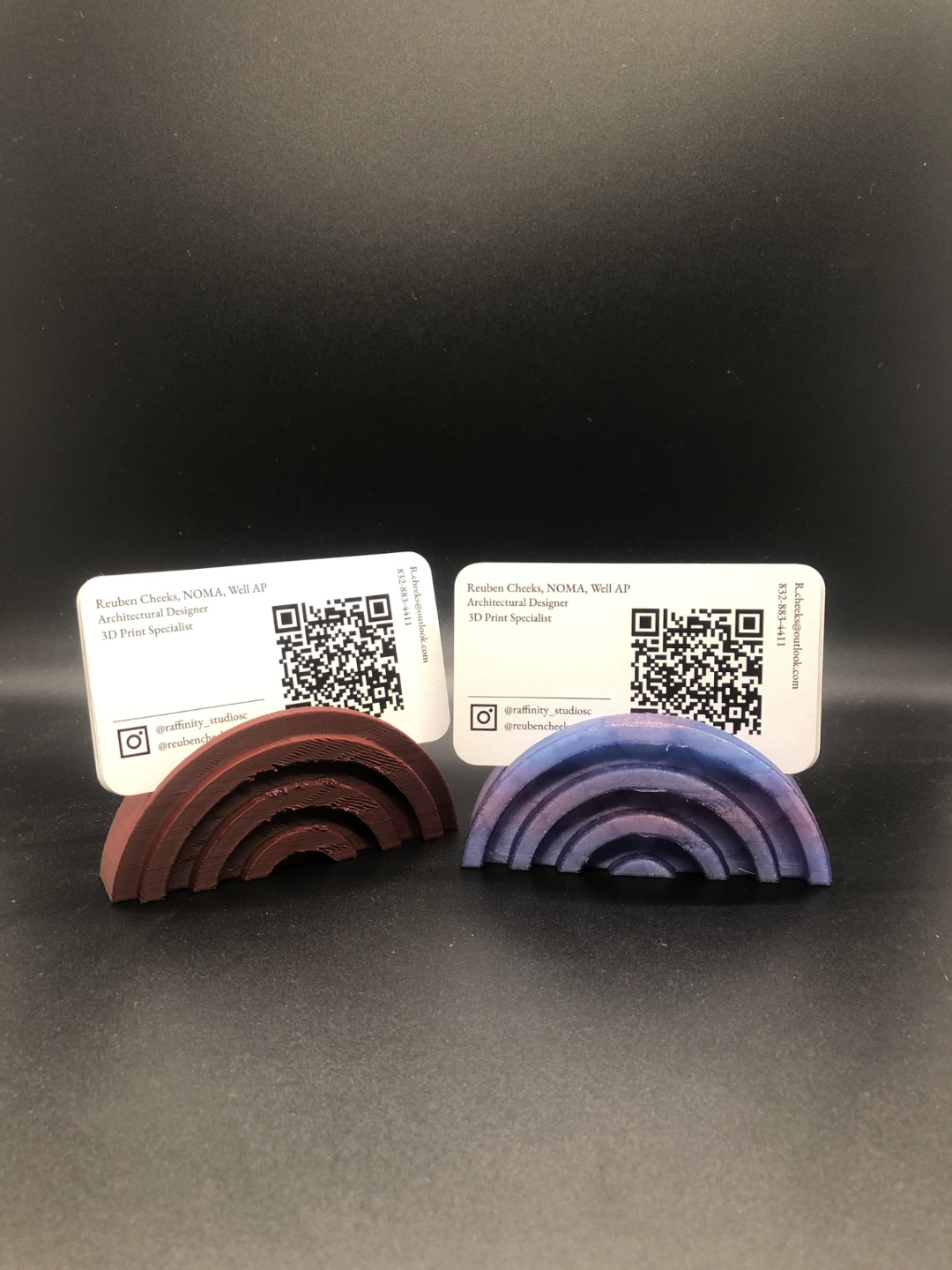 Bohemian Rainbow Form Business Card