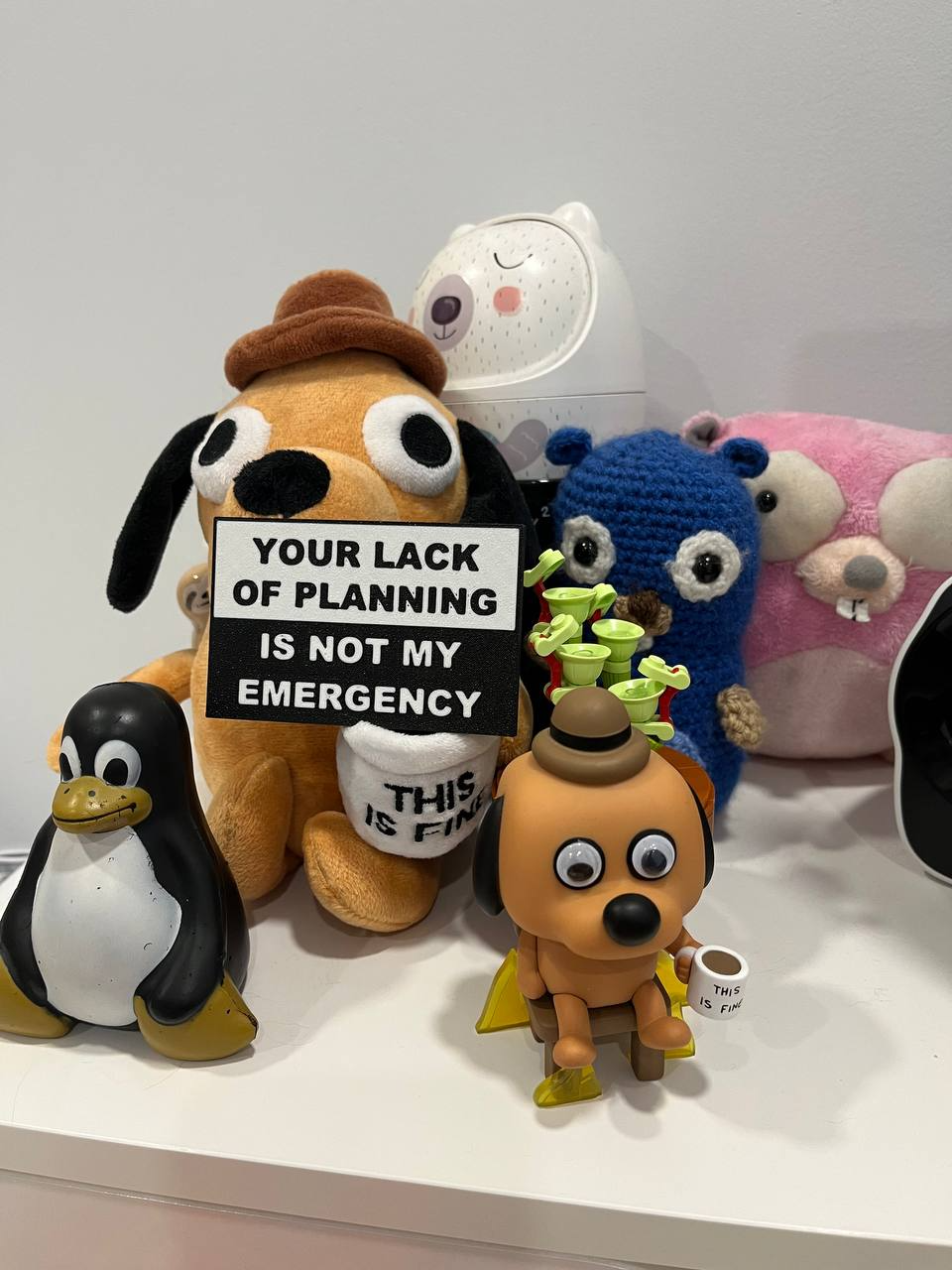 Your lack of planning is not my emergency sign