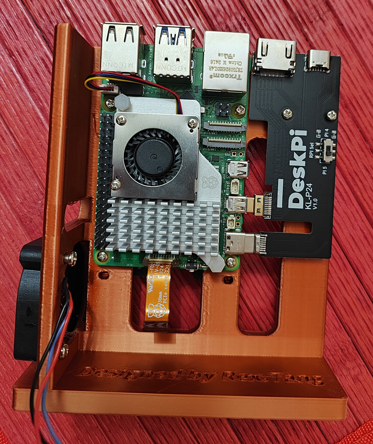 Raspberry Pi5 Tray - Thicker Standoffs