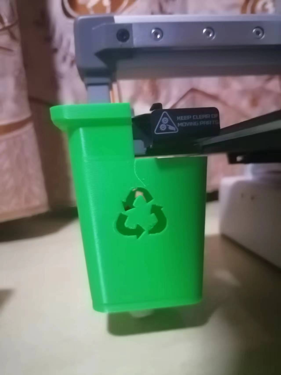 A1mini垃圾桶状竹屎盒