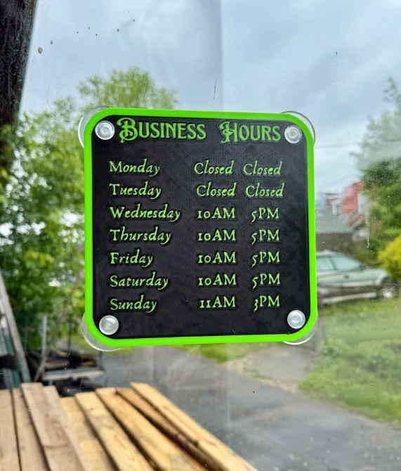 Hours Sign