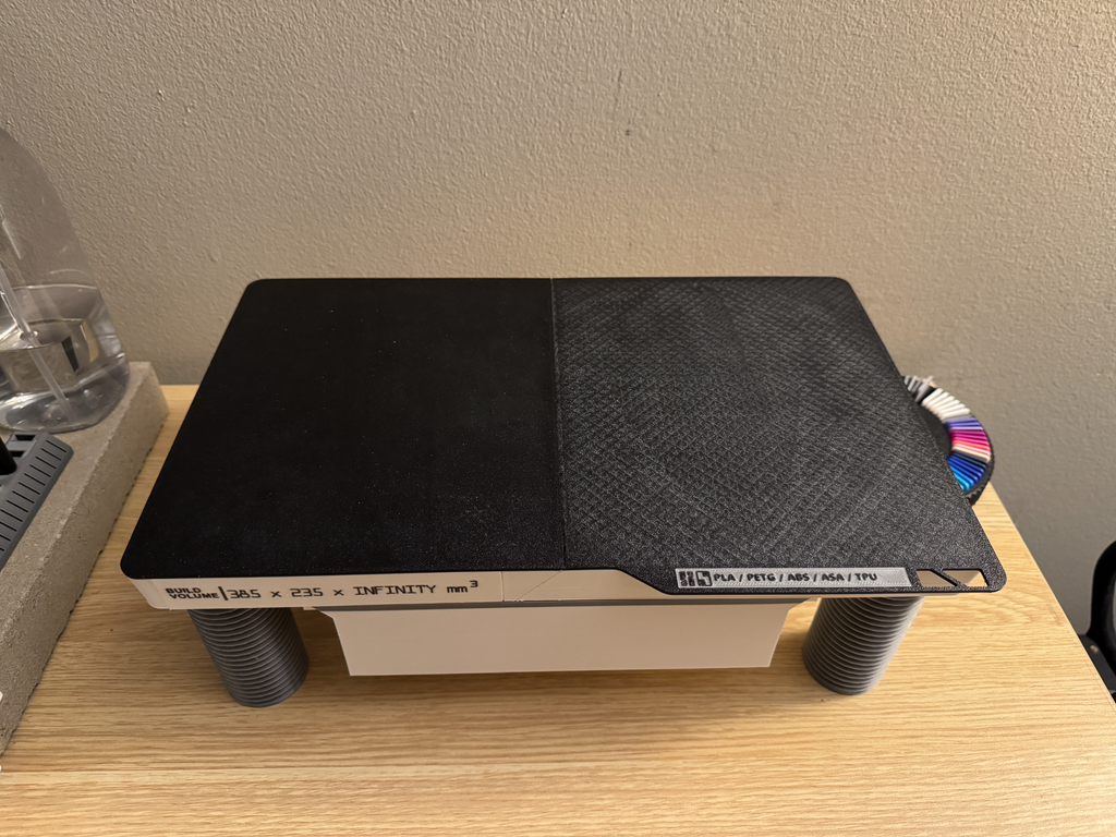Print Bed Inspired Monitor/AMS Riser with Drawer