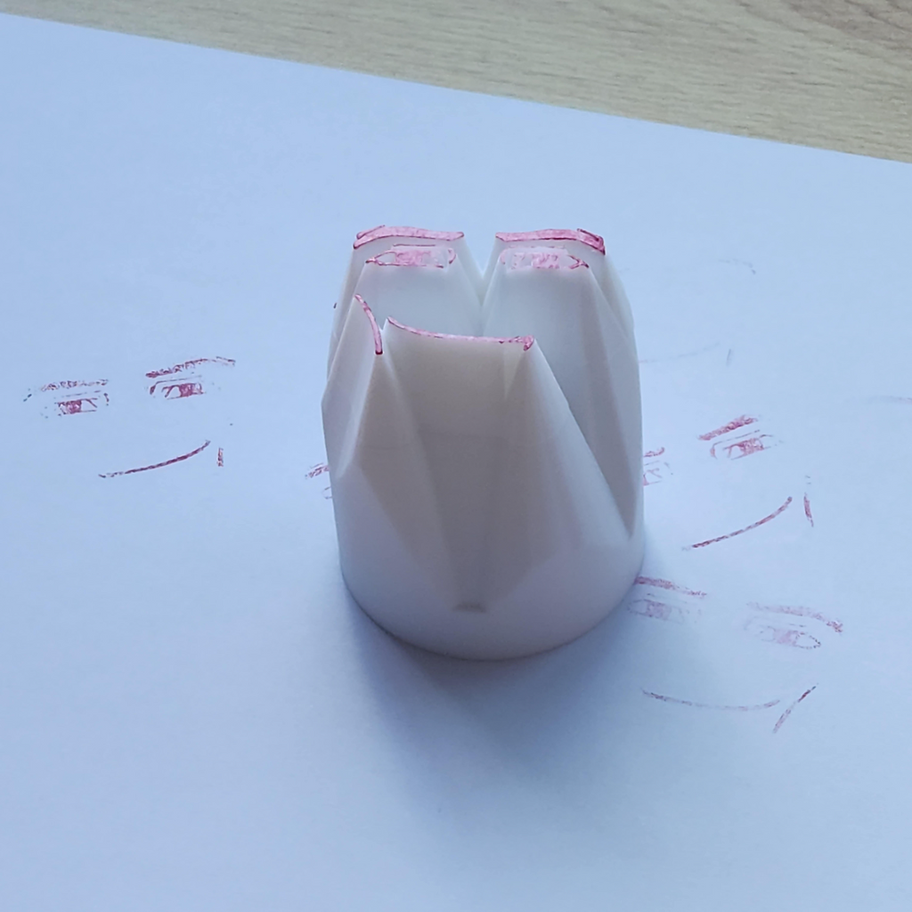 Man Face Stamp