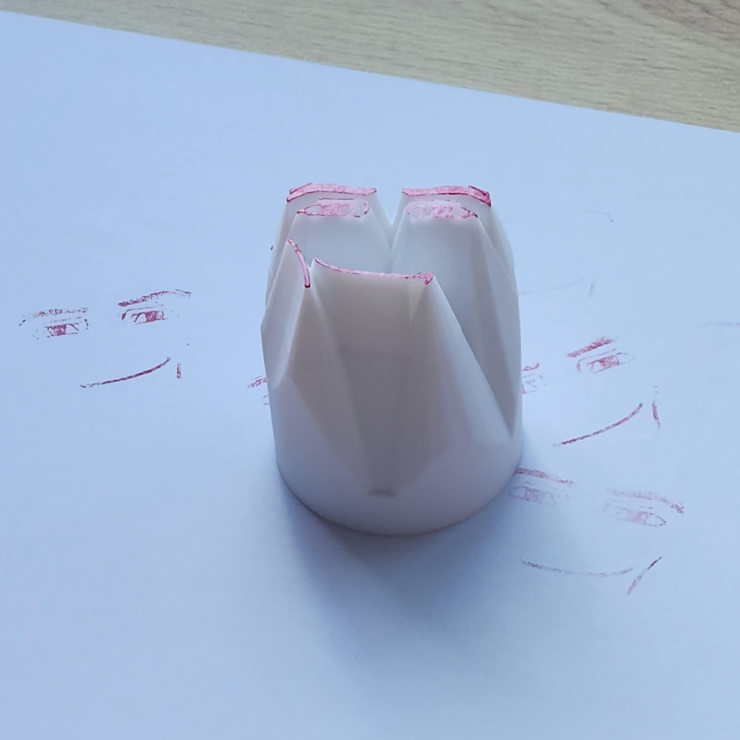 Man Face Stamp