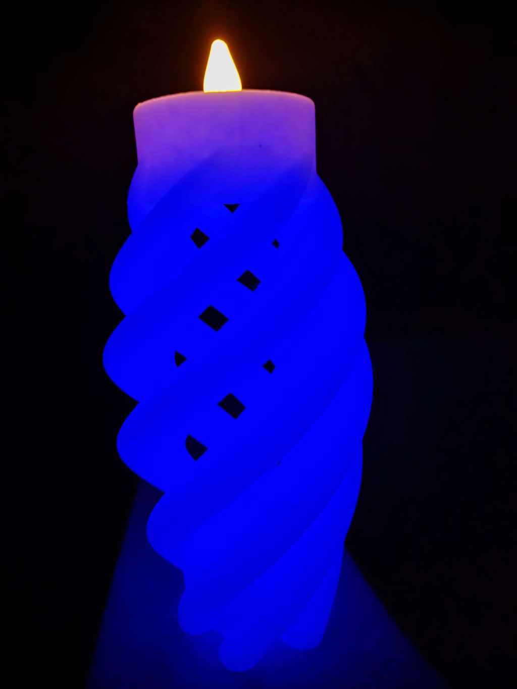 Spiral LED Candlestick