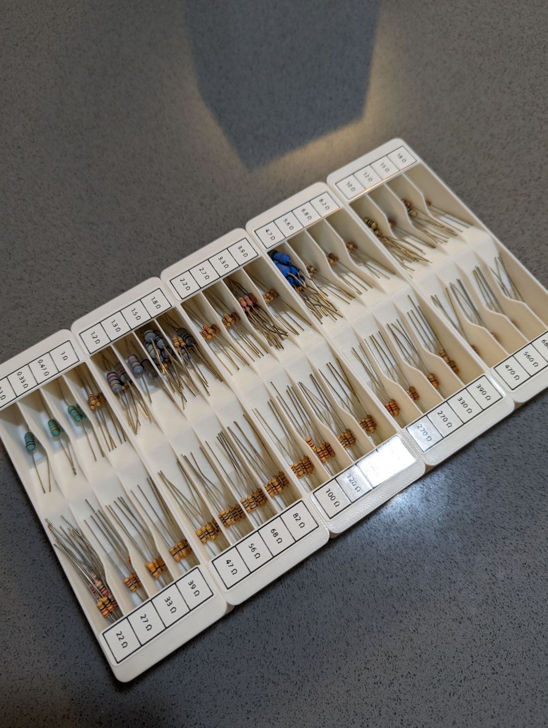 Resistor Holder Gridfinity