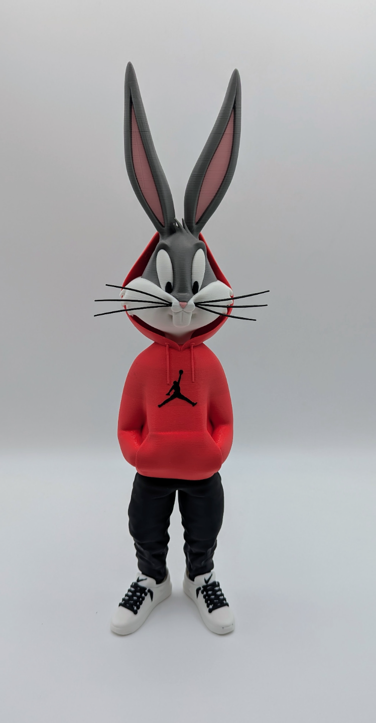 Urban Bugs Bunny Jordan Hoodie - (Logo Only)
