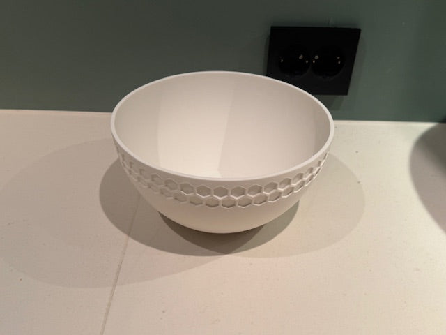 Minimalist Honeycomb Bowl – 20 cm