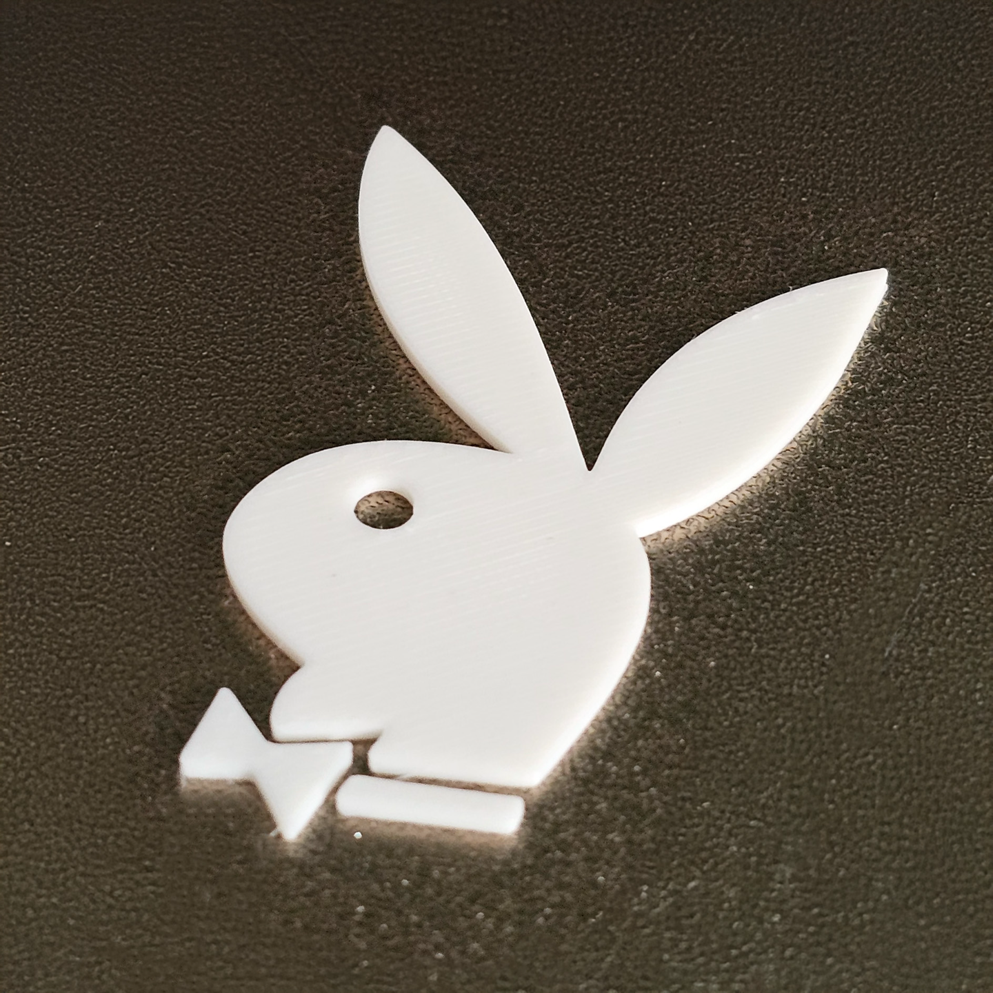 Playboy Bunny Logo - 3D Printed