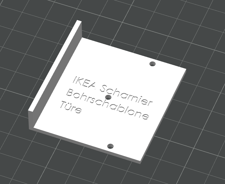 Ikea Scharnier Bohrschablone