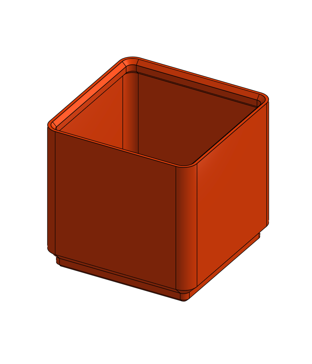 Gridfinity Basic Bin 1x1 5U