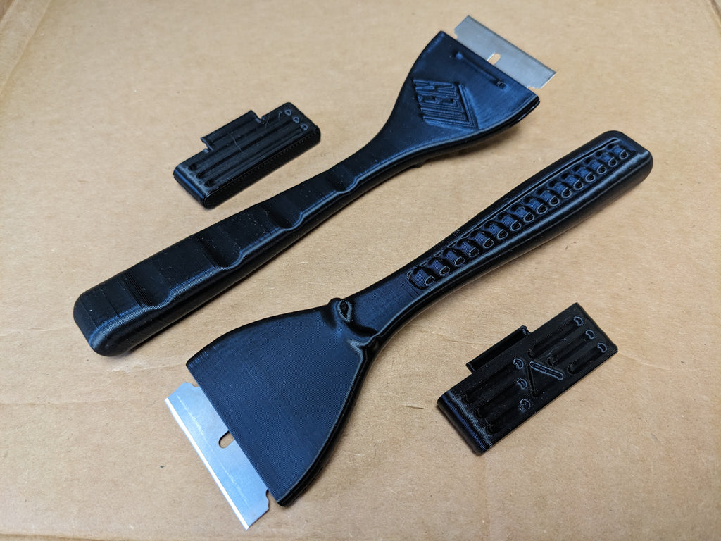 Single Edge Razor Blade Scraper Handle with Cap/Cover
