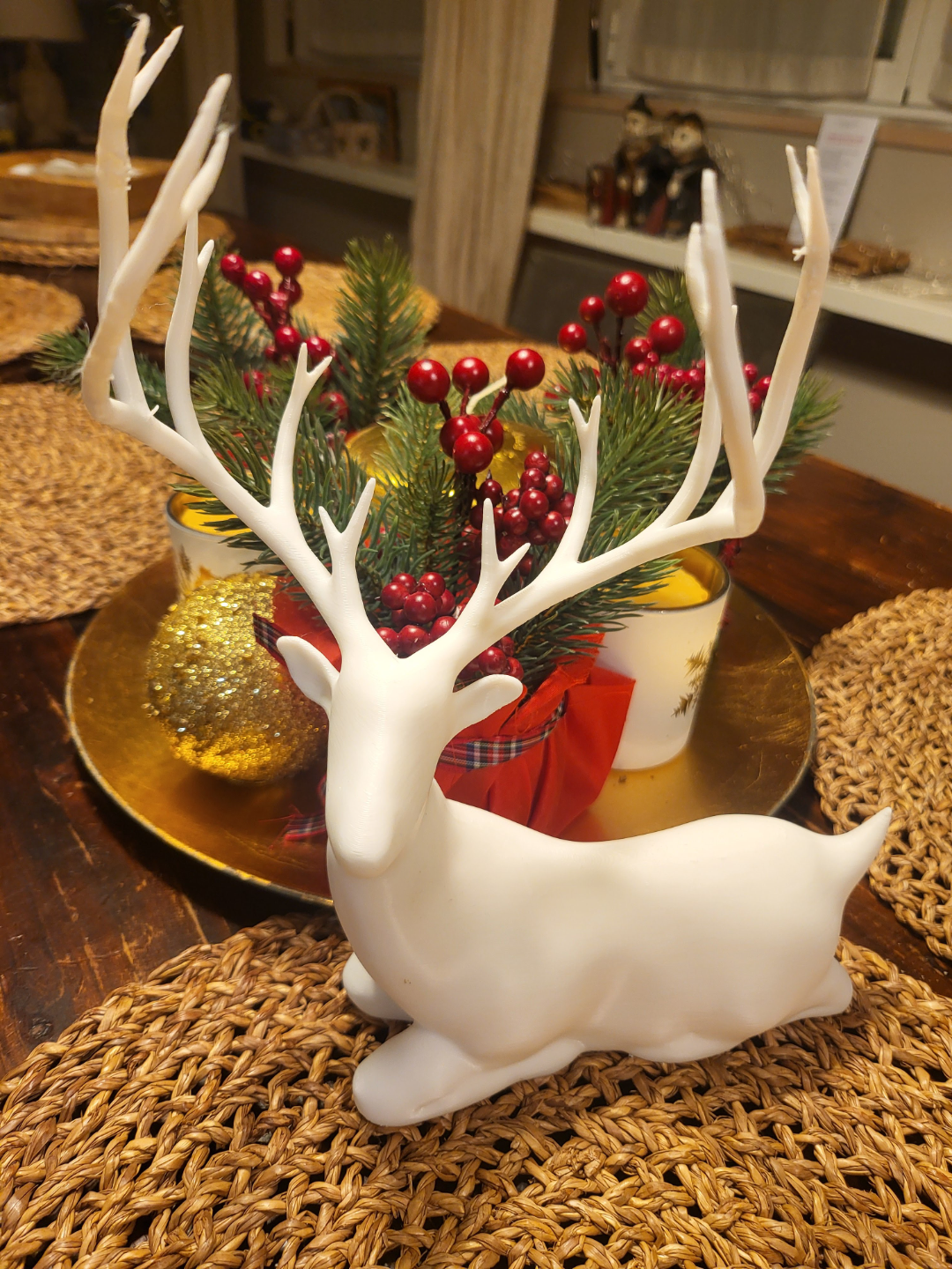 deer christmas- cervo