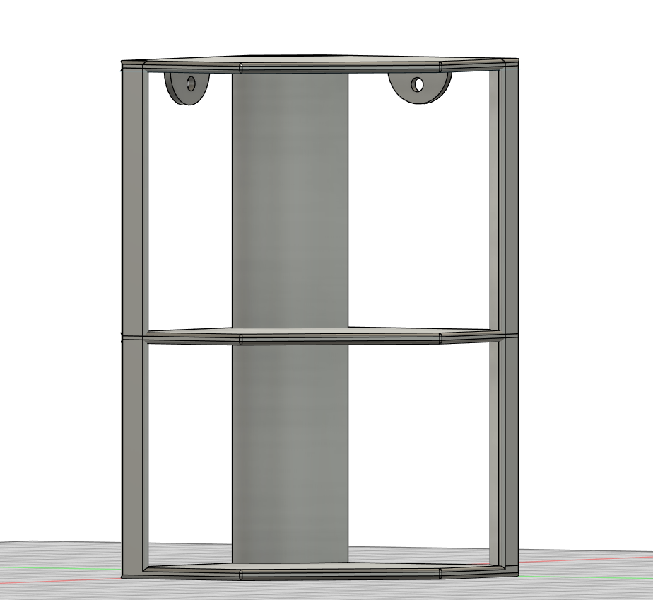 Small Corner Shelf |Scalable| Floating or Standing