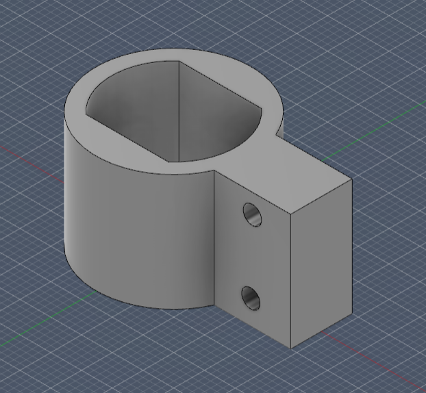 Brushed DC motor bracket