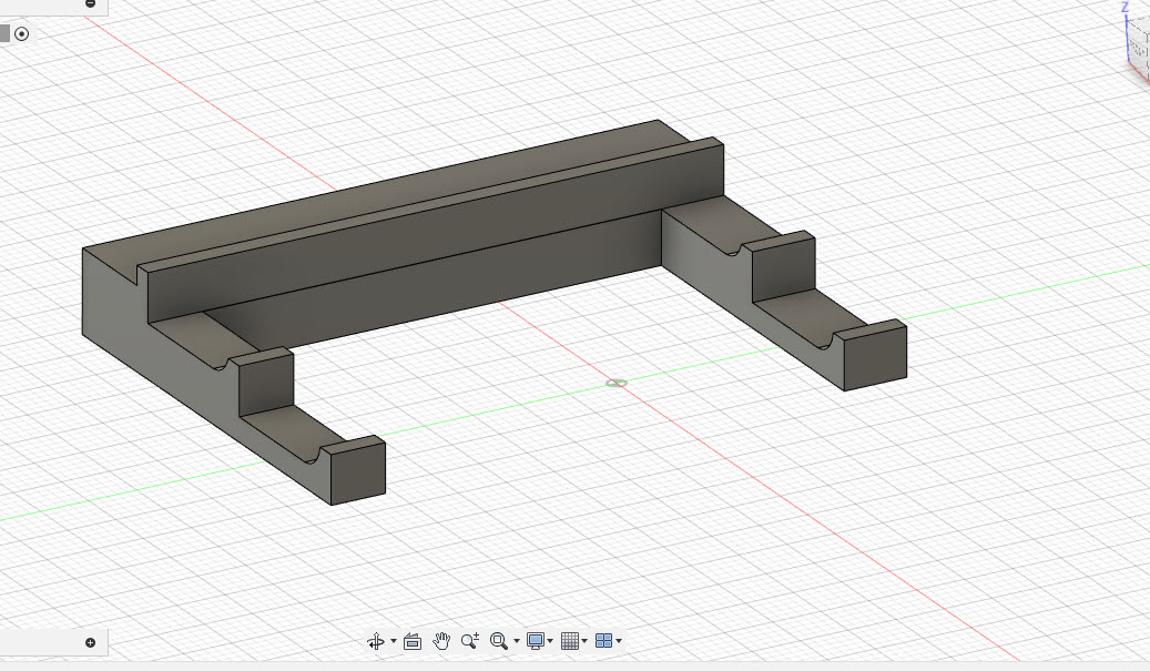 Under Monitor Pen Tray v2