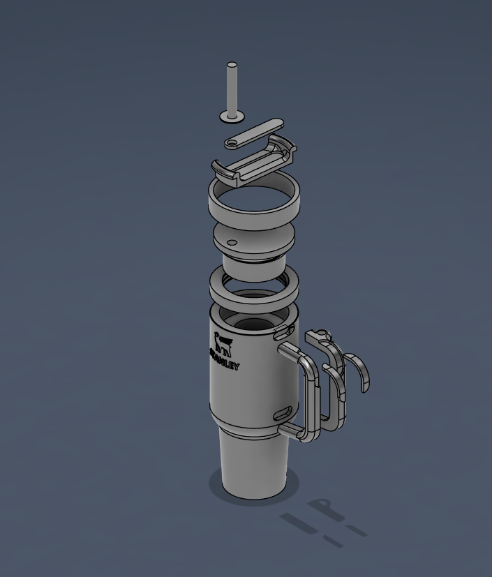 Stanley Chapstick Holder Keychain