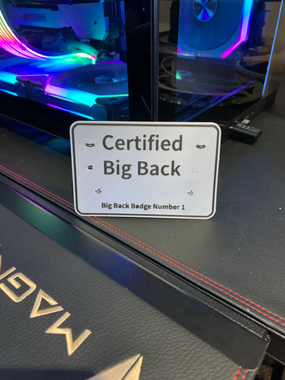 Certified Big Back Badge