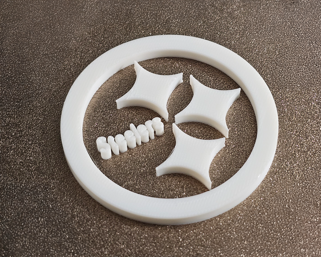 Pittsburgh Steelers NFL Logo - Custom 3D Printed