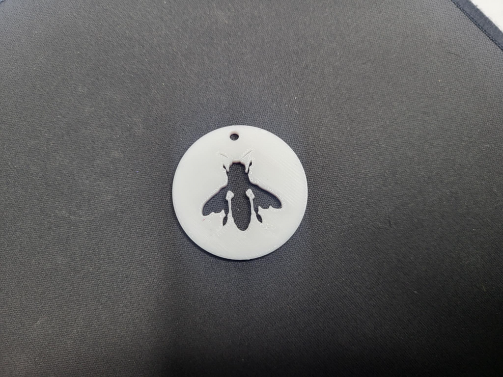 Honeybee keychain