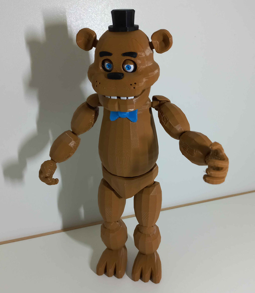 Single Extruder/Multi Part FNAF Freddy (fusion360)