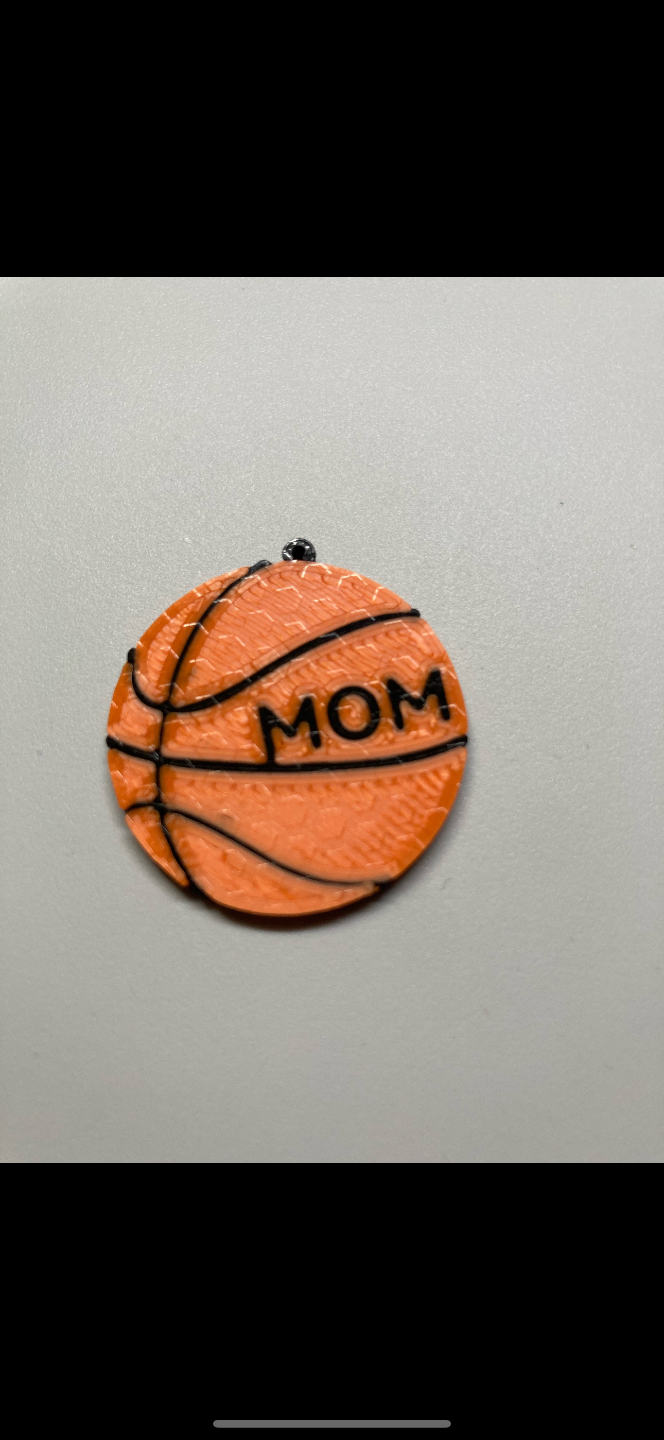 Basketball earrings MOM