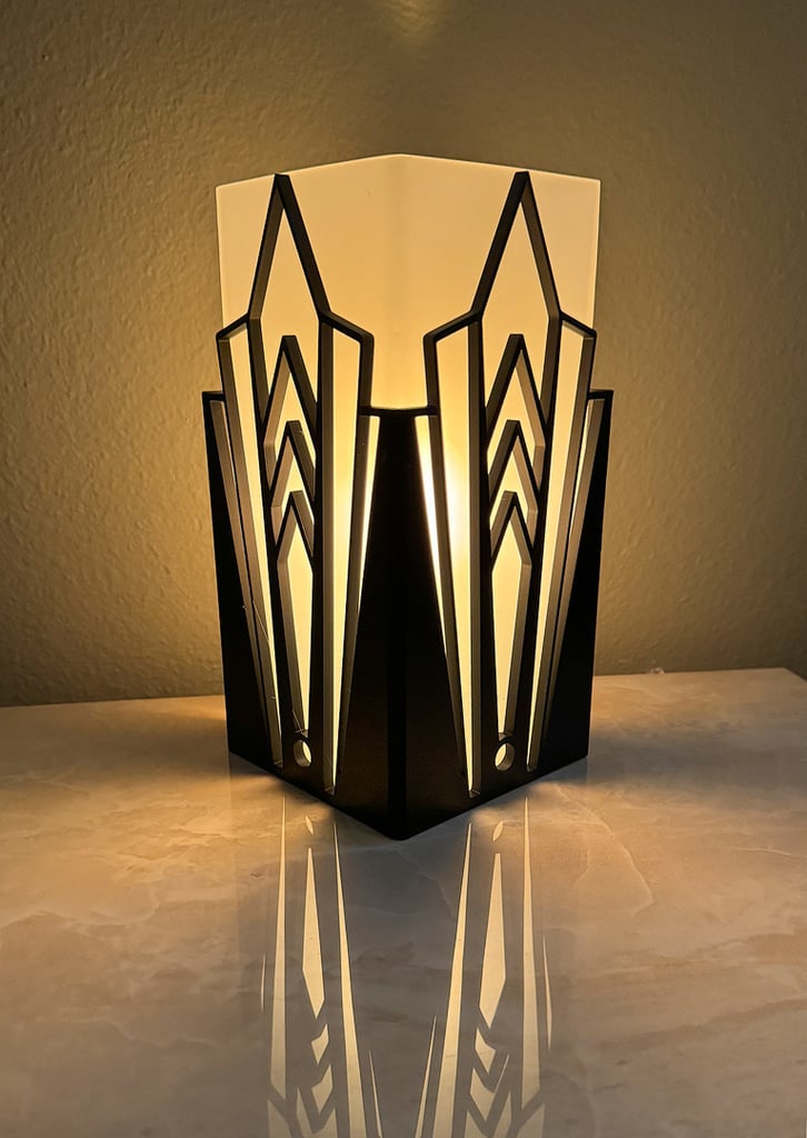 Art Deco Lampshade for GRÖNÖ Lamp 2