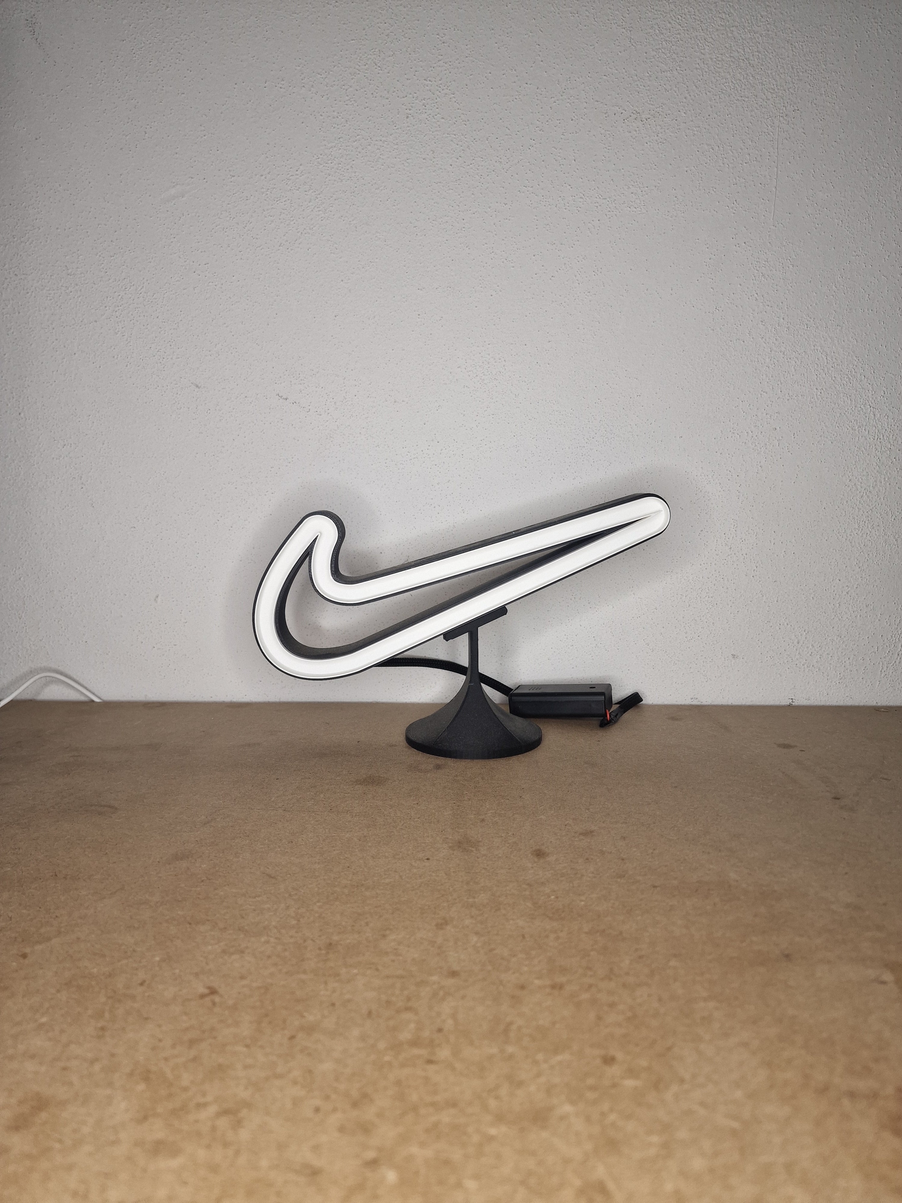 Nike Swoosh LED Lamp – Desk or Wall