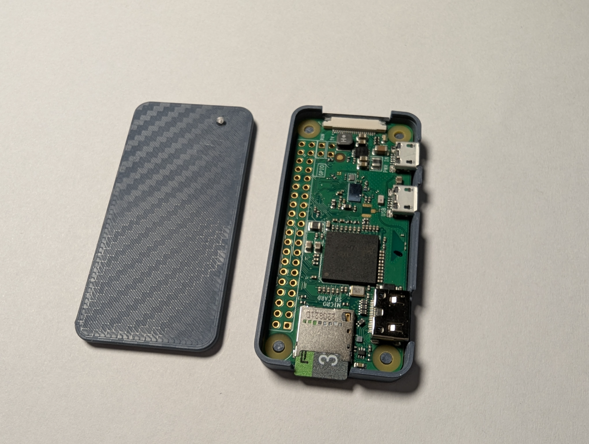 Raspberry Pi Zero W Snap Fit Slim Case