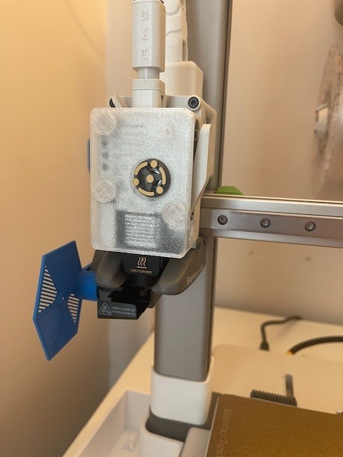 A1 Extruder Cover Transparent with magnets