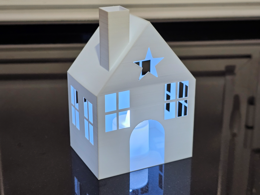 Print In Place candle house