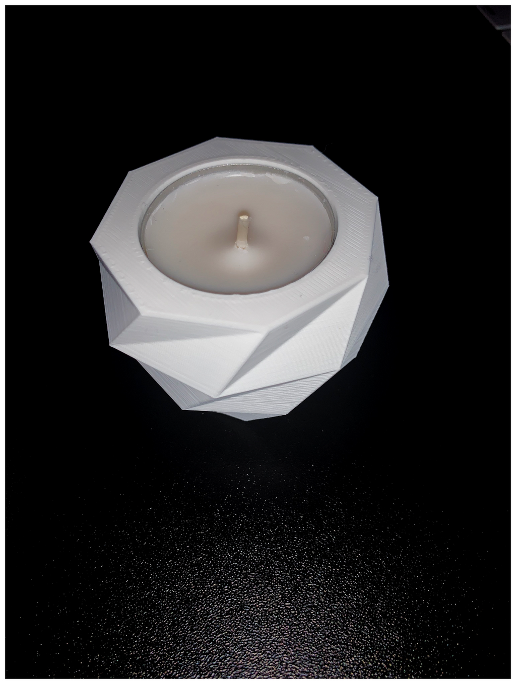 Kerzenhalter Low Poly Candleholder