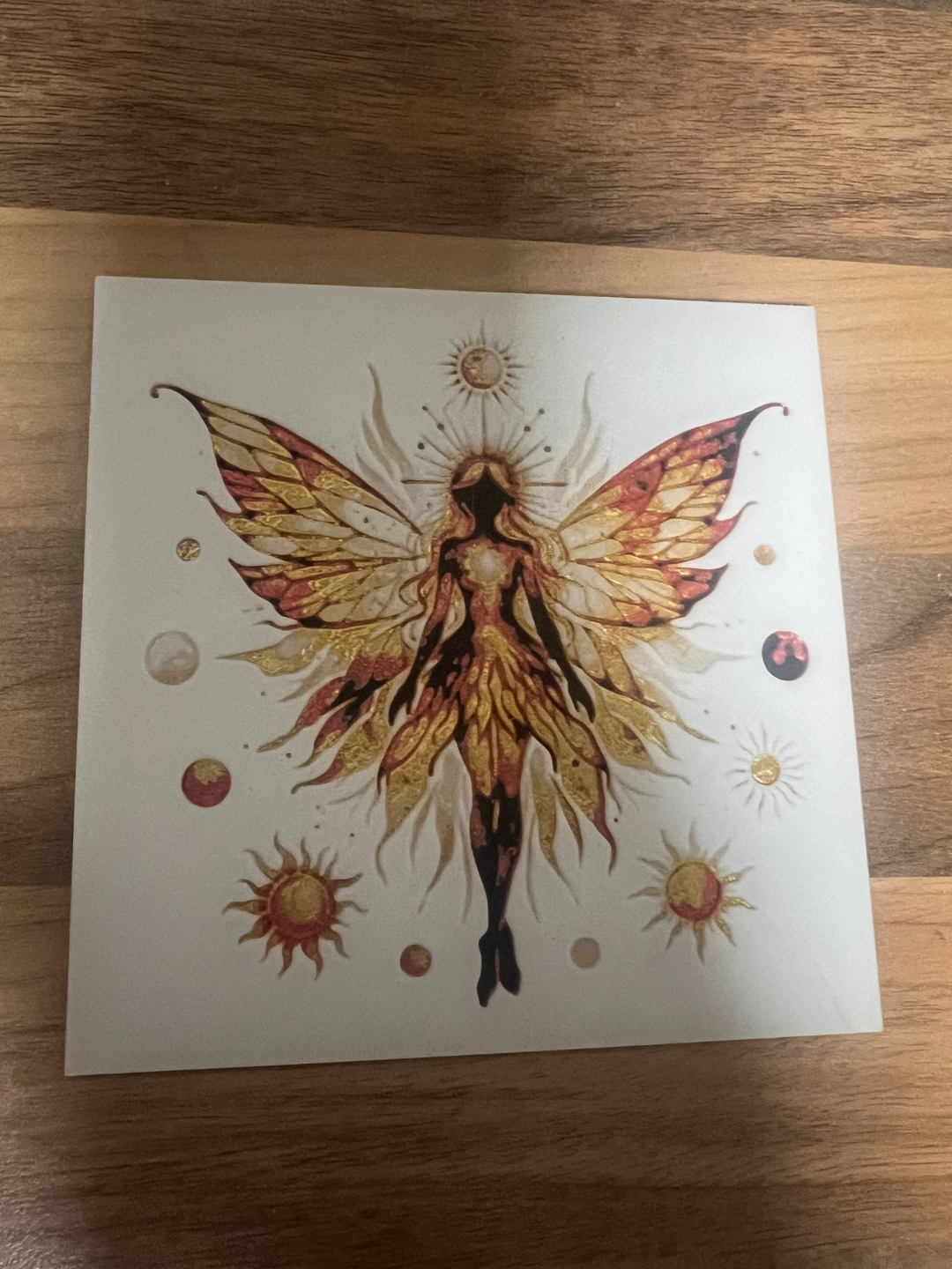 Sun Fire fairy Coaster